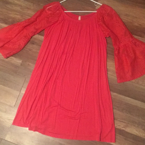 Pink coral boutique dress - Picture 1 of 3